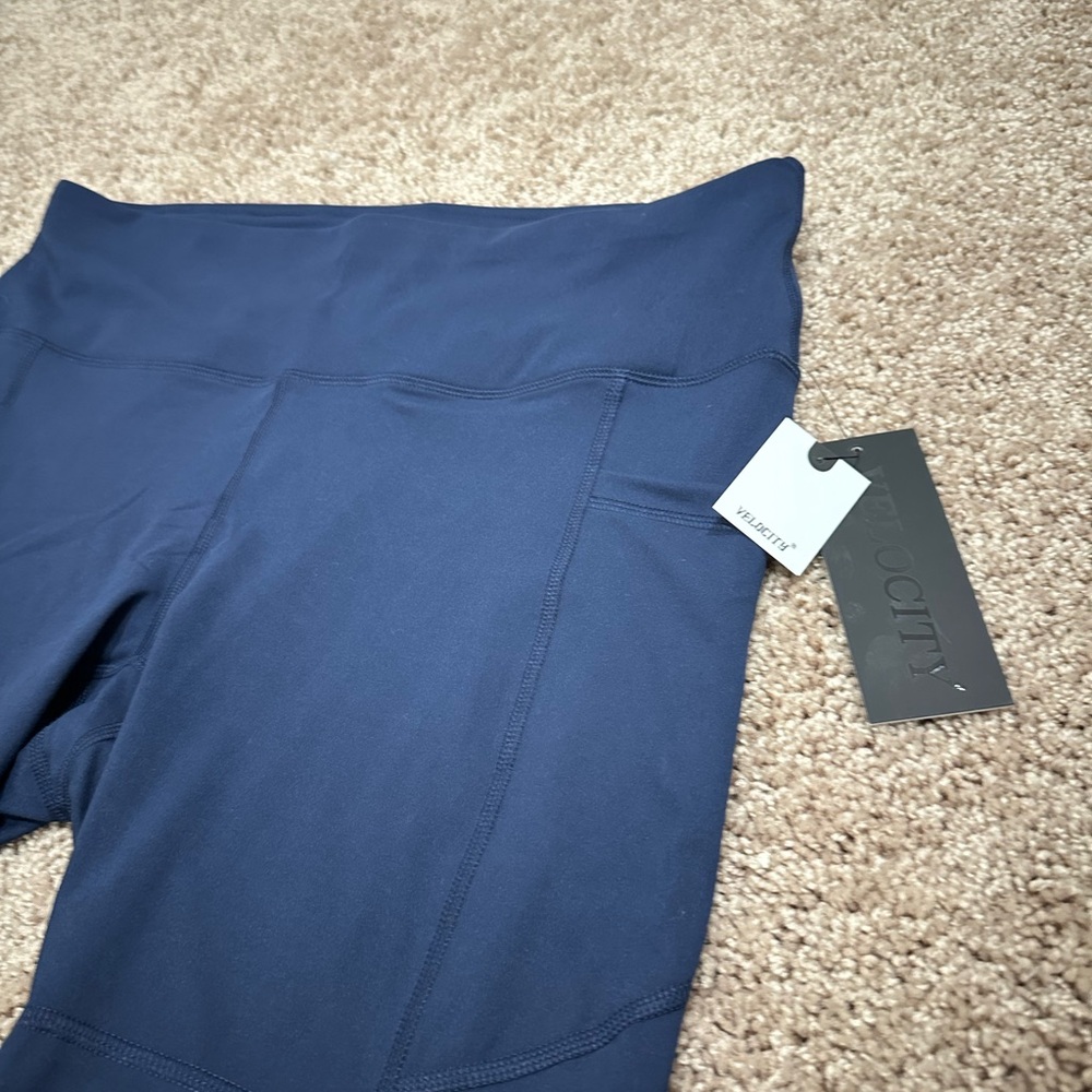 NWT VELOCITY Navy Women's Biker Shorts (SIZE: 2X) - Picture 5 of 13